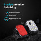 Inlustro LED Fietslamp Set - Voorlicht / Achterlicht - Fietslampjes Rood en Wit - Fietslicht Koplamp - Waterdicht / USB Oplaadbaar - afbeelding 3