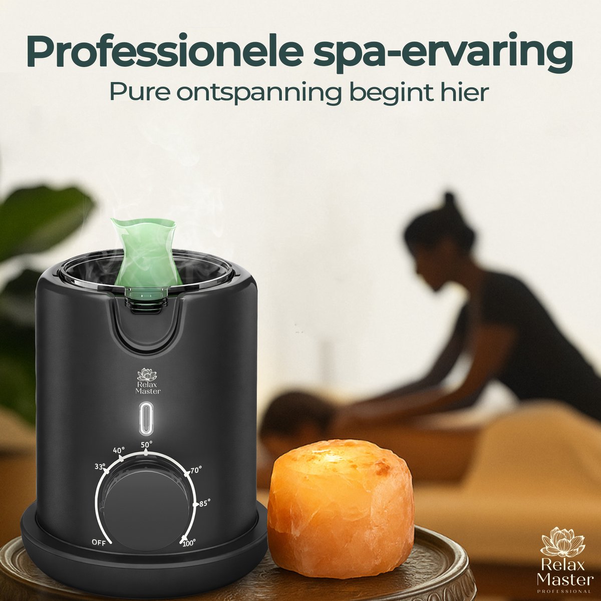 Relax Master Massage Olie Verwarmer Ember - Temperatuur Instelbaar - Massage Olie Erotisch - Keramisch Schenkkan - afbeelding 3