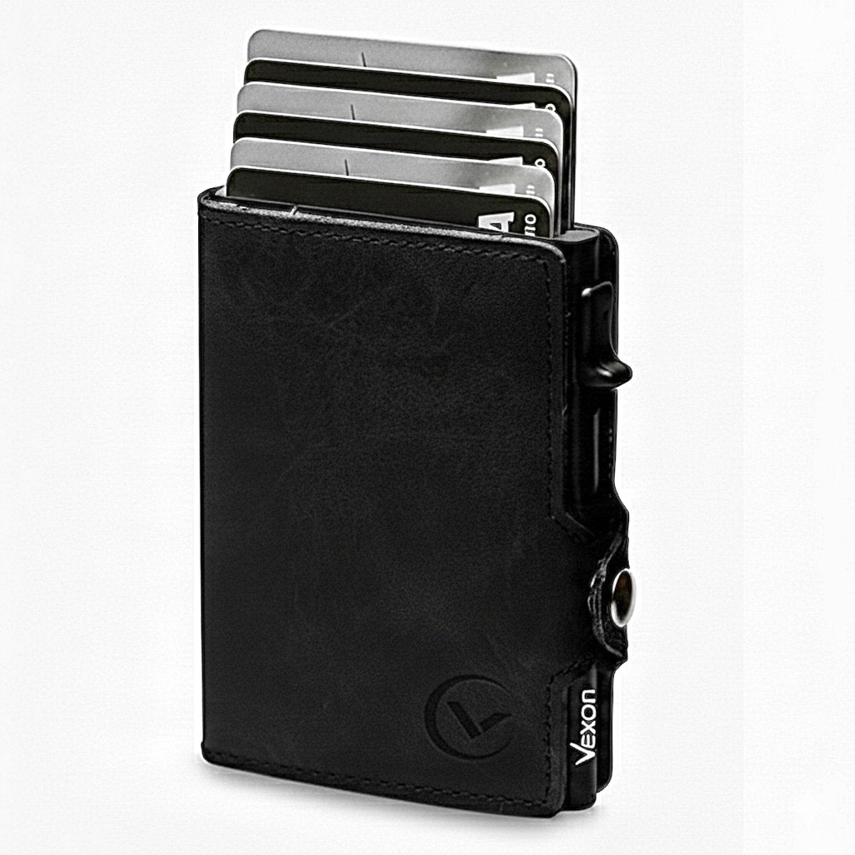 VEXON Ultra Slim -Wallet pro - Premium Wallet Slim - Creditcardholder - Pasjeshouder Zwart - afbeelding 2