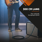 Finesse Gitaarkabel - 300cm - Jack 6.35mm - Audio Kabel - Instrumentkabel - Gitaar Kabel - afbeelding 5