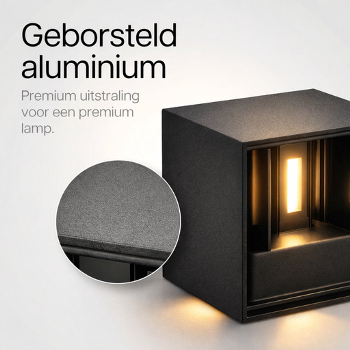 Luminize Wandlamp Zwart 2 stuks - 12w - geschikt voor binnen en buiten - afbeelding 5
