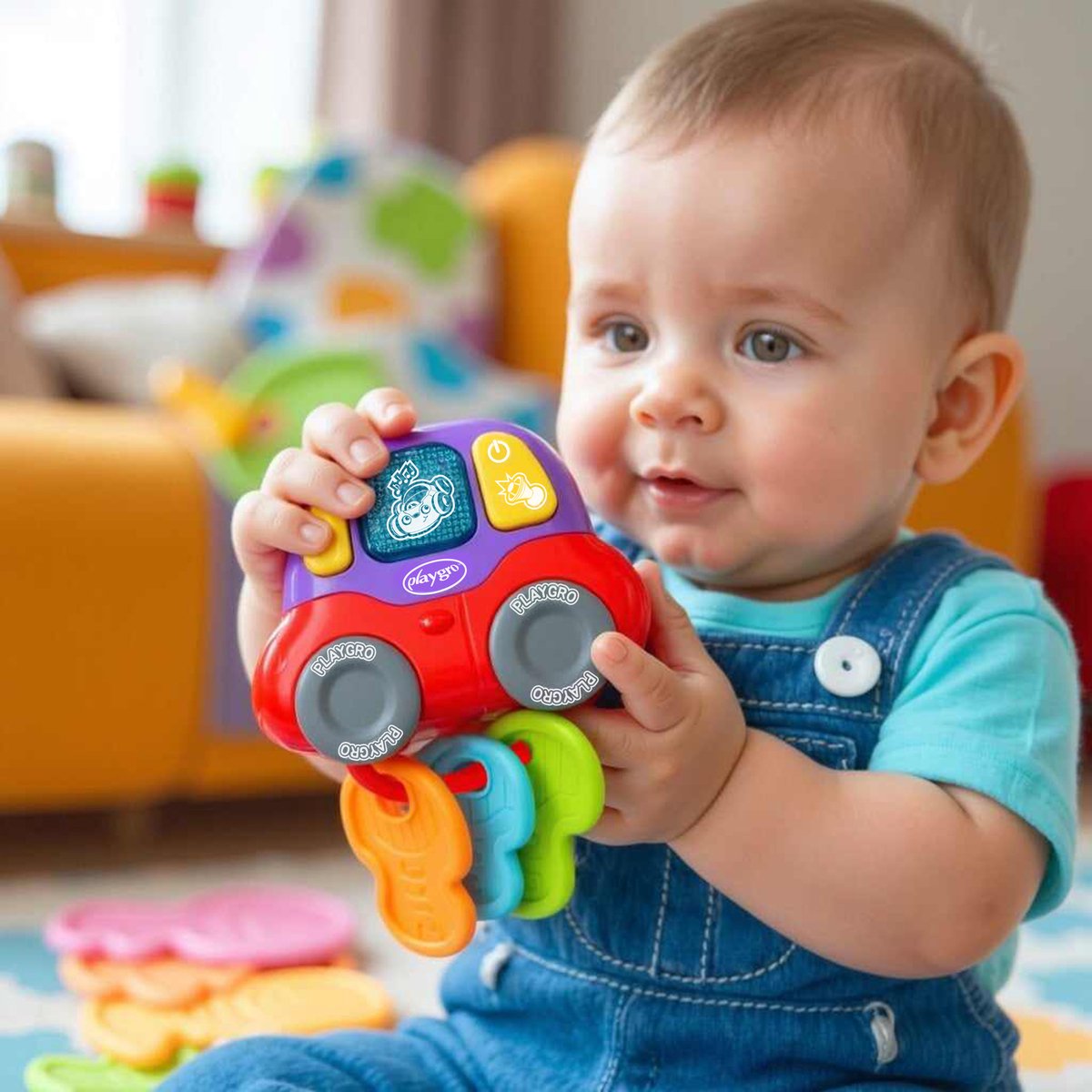 Playgro Beep and Play Sleutels - rammelaar en bijtring - afbeelding 4