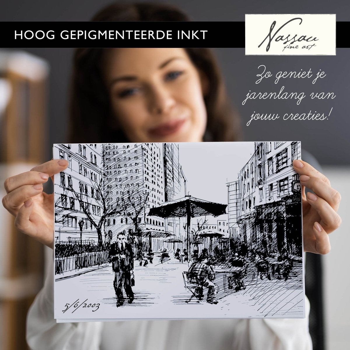Fineliners Zwart en Brush Pen Set - Pennen, Tekeningen en Schetsen, Fineliner Set, Tekenpennen, Drawing Set - afbeelding 5