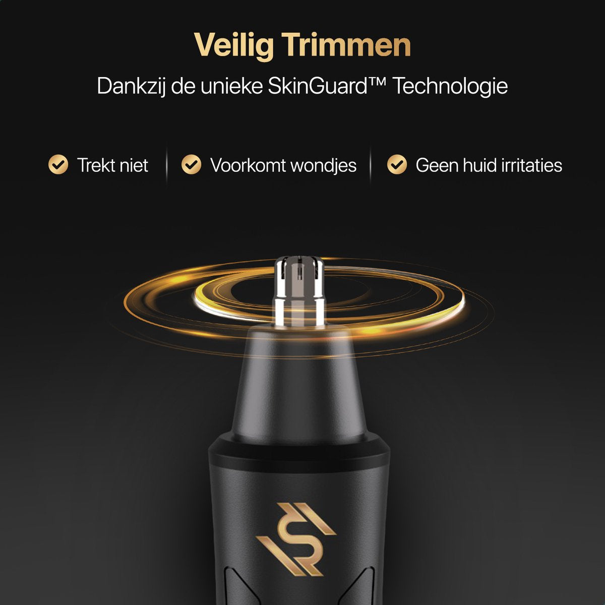 Wellshave Neustrimmer Basic - Wenkbrauw en Oorhaar trimmer - Neustrimmer mannen - Neushaartrimmer - afbeelding 5