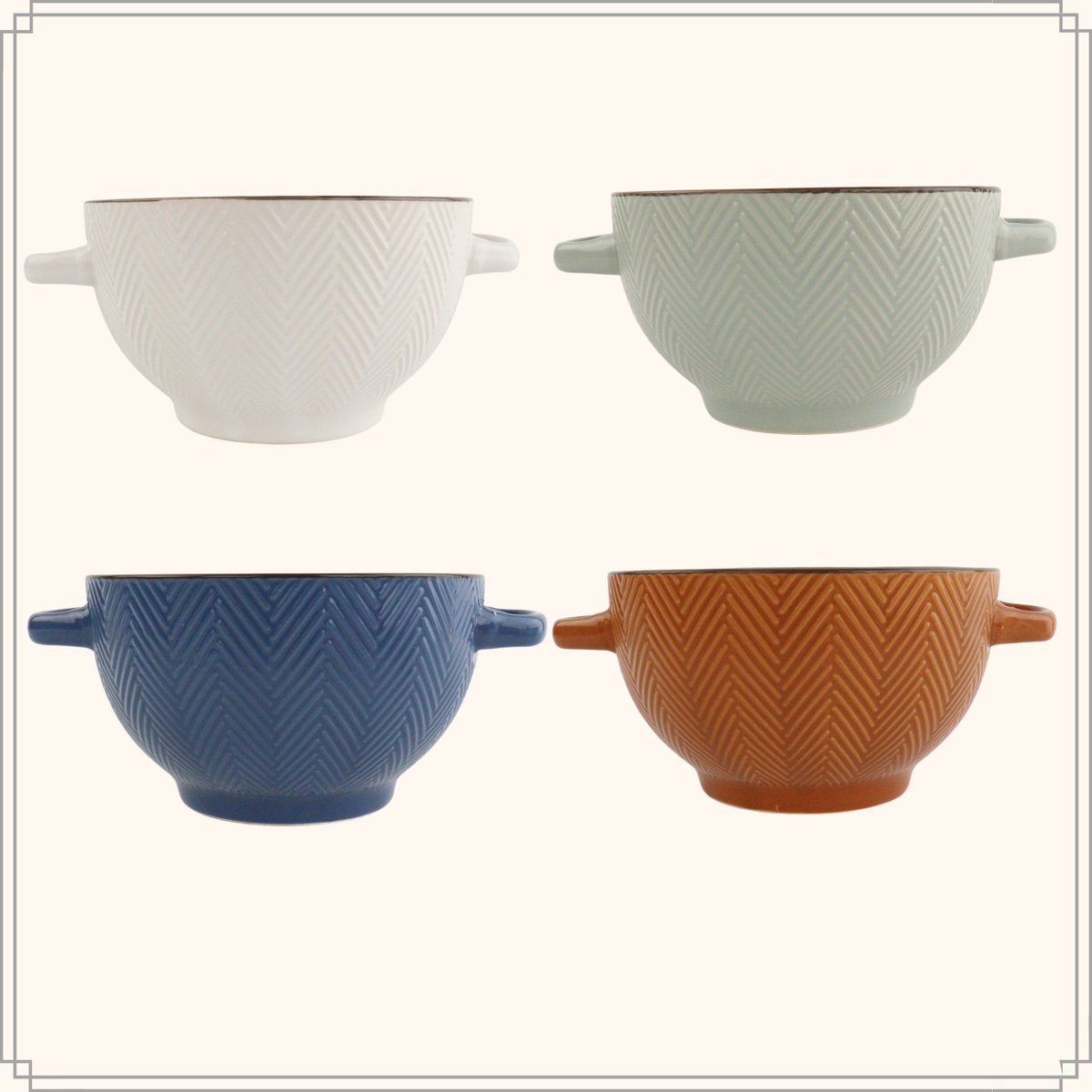 OTIX Soepkommen - Set van 4 - 600 ml - afbeelding 4