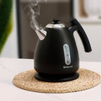 Waterkoker met Temperatuurregeling - Warmhoudfunctie - RVS - 1.7L - 40 tot 100°C - 2200W - Retro design - Zwart - Britecore - afbeelding 5