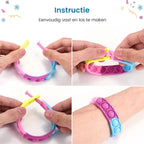 Partizzle 24x Fidget Toys Pop It Armbanden Pakket - Armbandjes Uitdeelcadeautjes - Grabbelton Traktatie Cadeautjes - Voor Kinderen & Peuters - afbeelding 2