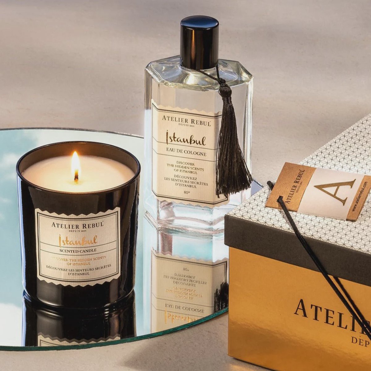 Atelier Rebul Istanbul - Geurkaars (210g) - 45 Branduren - afbeelding 3