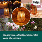 Gadgy Solar Tuinverlichting Rattan Bruin - afbeelding 5