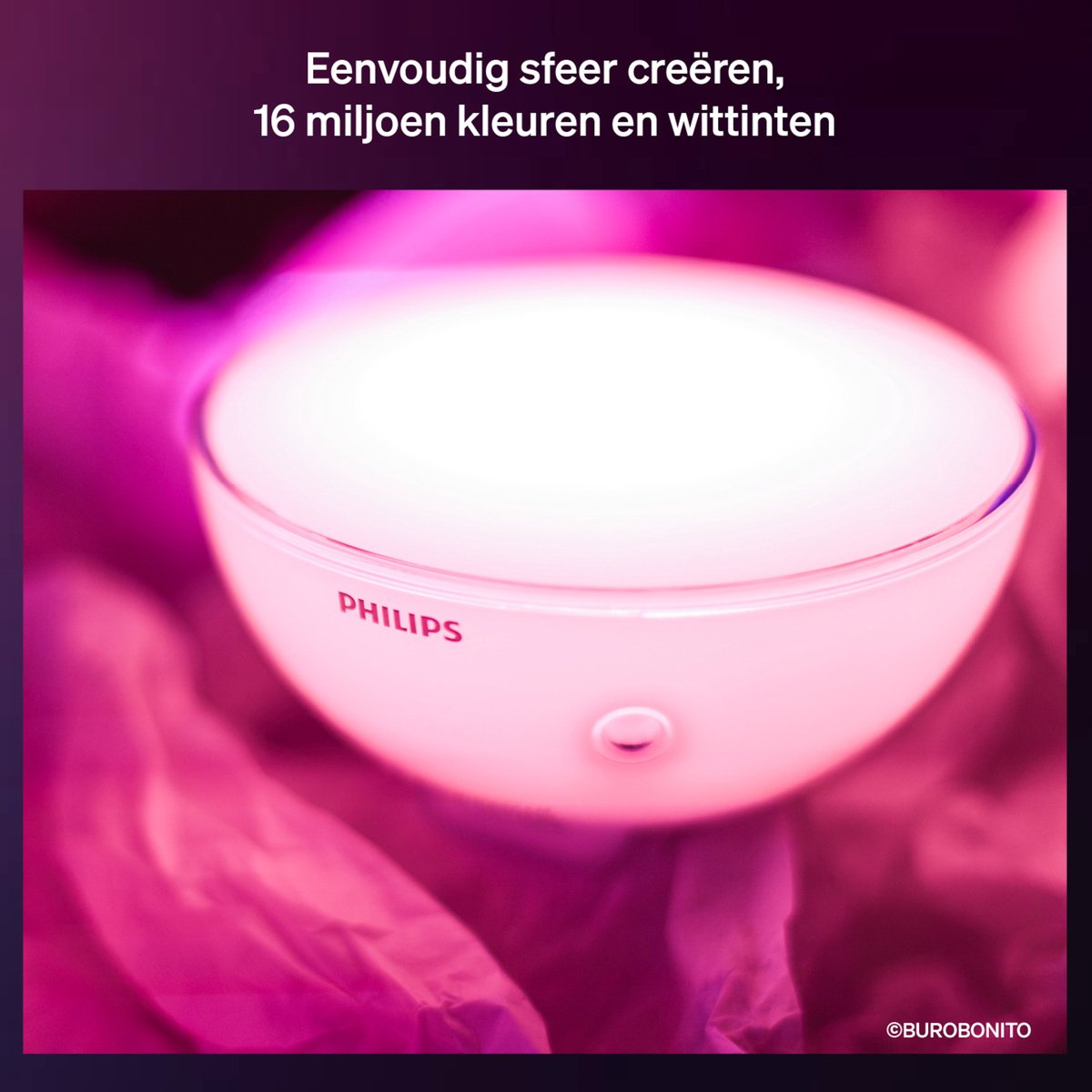 Philips Hue Go tafellamp - wit en gekleurd licht - afbeelding 2