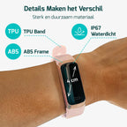FITAGE Stappenteller - Activity Tracker - Stappenteller Horloge - Smartwatch - Dames en Heren - Roze - afbeelding 2