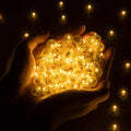 Partizzle 50x Mini LED Lampjes Verlichting - Kleine Party Lichtjes voor Ballonnen - Feestverlichting met Sfeerverlichting - Verjaardag, Bruiloft, Halloween, Kerst, Oud en nieuw en Festival - Ballon Lamp Decoratie - Warm Wit Licht - afbeelding 1