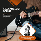 Finesse Gitaarkabel - 300cm - Jack 6.35mm - Audio Kabel - Instrumentkabel - Gitaar Kabel - afbeelding 3