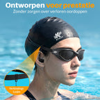 Kyrox Zwem Oordopjes & Neusklem - Neusclip Zwemmen - Zwemoordoppen - Neusknijper Zwemmen - Inclusief Opbergcase - Volwassenen & Kinderen - Zwart - afbeelding 4