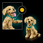 LEGO Icons Golden Retriever Puppy - Decoratieve Dierenfiguur - Bouwset voor Volwassenen - 11384 - afbeelding 2