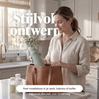 Evite Draagbare Melkkoeler - 700 ml - Ideaal voor Onderweg, Werk & Reizen - RVS - Inclusief 2 BPA-Vrij Bewaarflessen - 24u Koeling - afbeelding 4