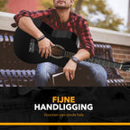 Finesse Akoestische Gitaar - met Videocursus - Nylon Snaren - Klassieke Gitaar - Spaanse Gitaar - Kind - Volwassenen - Zwart - afbeelding 5