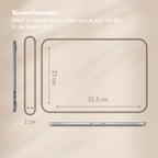 Selencia Corduroy Laptop Sleeve - Laptop Hoes geschikt voor 13 / 13.3 / 13.6 / 14 / 14.2 inch - Beige - afbeelding 2