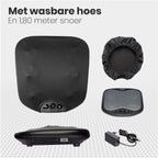 Auronic Voetmassage Apparaat - 18 Shiatsu Massagekoppen - Warmtefunctie - 3 Standen - Massage voor Voeten - Wasbaar - Zwart - afbeelding 5