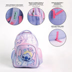 Stitch Rugzak Meisjes - I Love Stitch Schooltas Kind - 44 cm - afbeelding 2