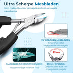 Christian Deluxe® Professionele Nageltang - Voor harde teennagels - Kalknagel - Ingegroeide teennagel - Schimmelnagel - Nagelknipper - Teennagelknipper - Pedicureset - Manicure set - Pedicure - afbeelding 4