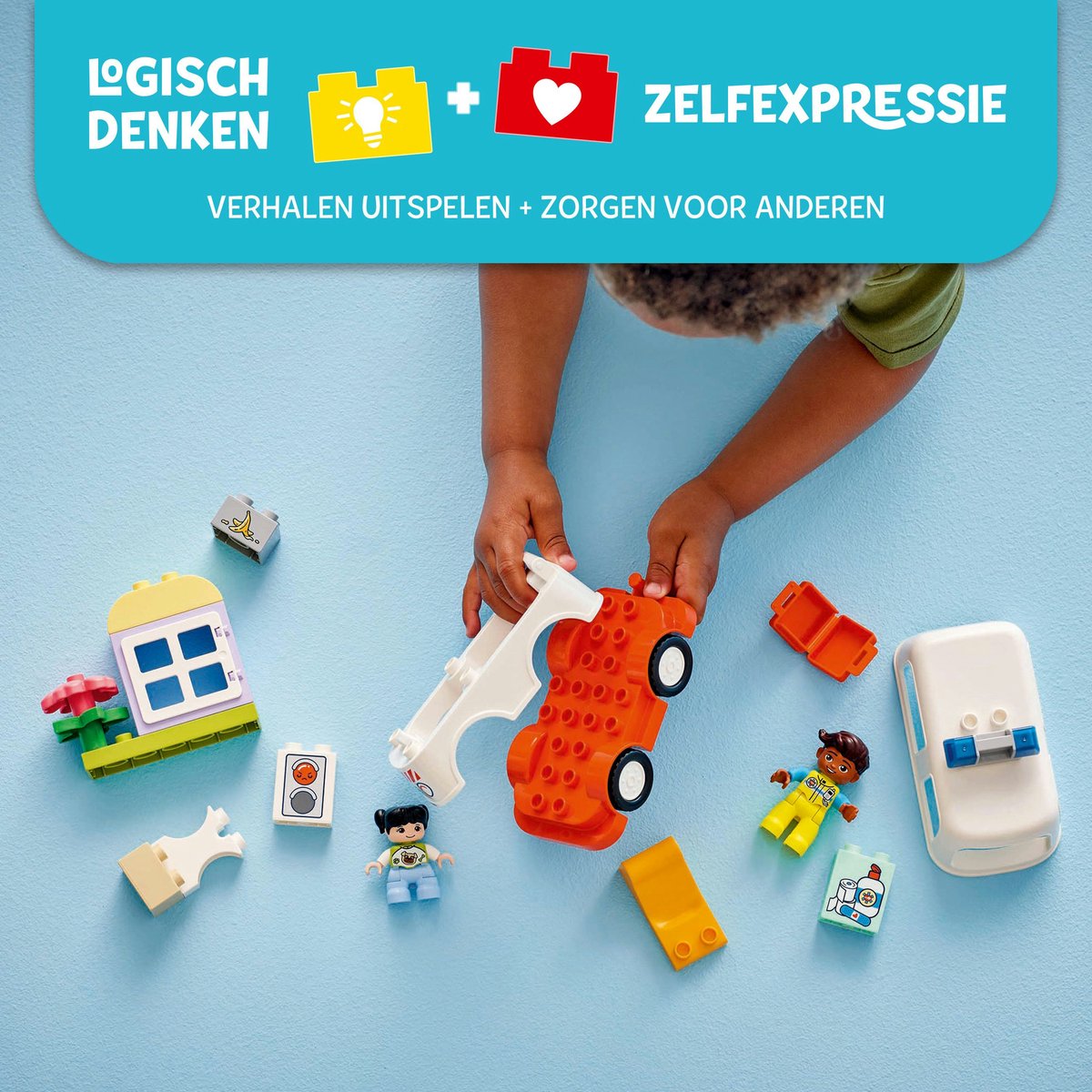 LEGO DUPLO Ambulance met chauffeur - afbeelding 4