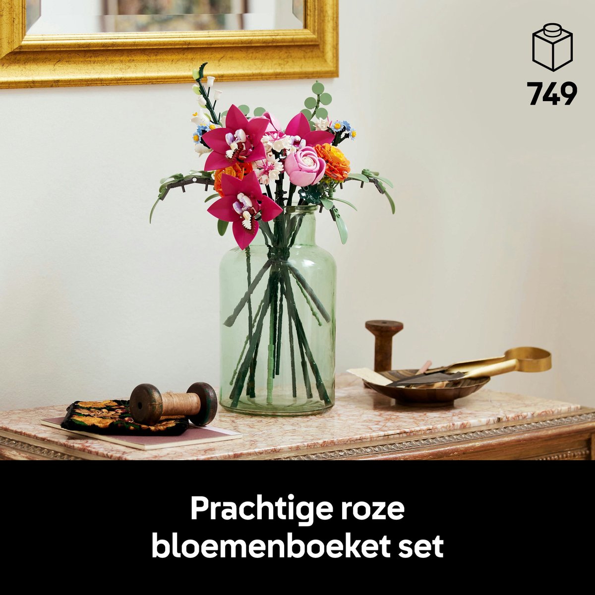 LEGO Botanicals Roze boeket - Bloemen Decoratie - 10342 - afbeelding 5