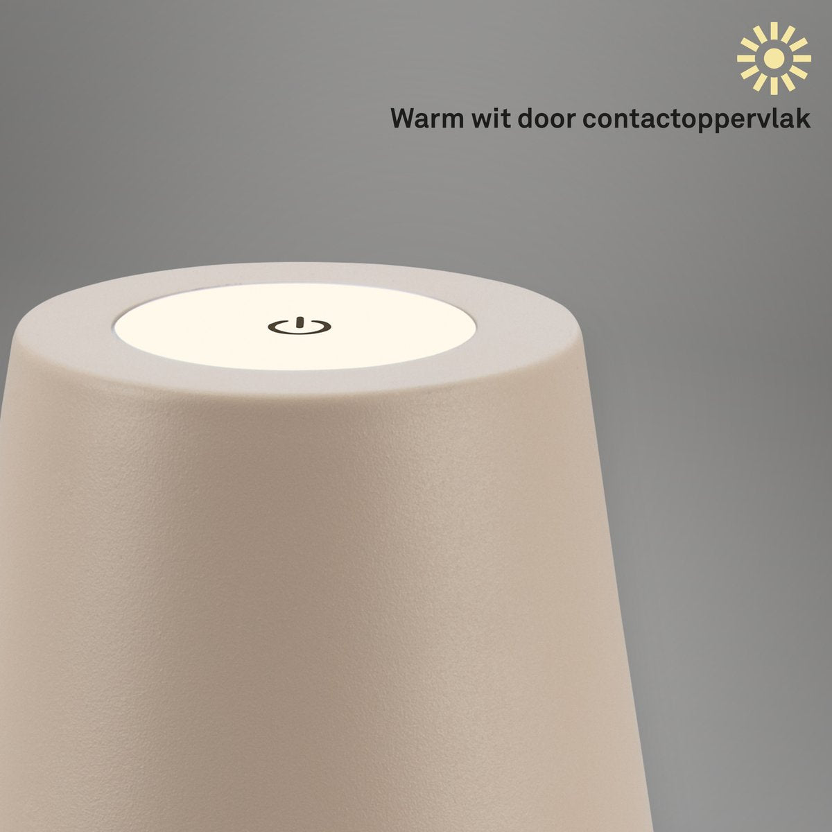 BRILONER Kiki - Set van 2 Tafellampen opllaadbaar - dimbaar - afbeelding 3