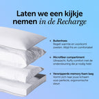 Cloudpillo Hoofdkussen - Recharge - 50x70 cm - Ultiem Comfort - Hotelkwaliteit en Ondersteunend - Perfect voor rug- & buikslapers - Hypoallergeen - Premium Kwaliteit - afbeelding 3