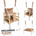 Trendmix Houten Babyschommel 3-in-1 – Meegroei Kinderschommel – Vanaf 8 Maanden – Beige/Bruin – Tot 25 kg - afbeelding 1
