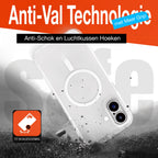 Hoesje - Geschikt voor iPhone 16 - Transparant - Geschikt voor MagSafe - Slank - Shock proof hoes - afbeelding 2