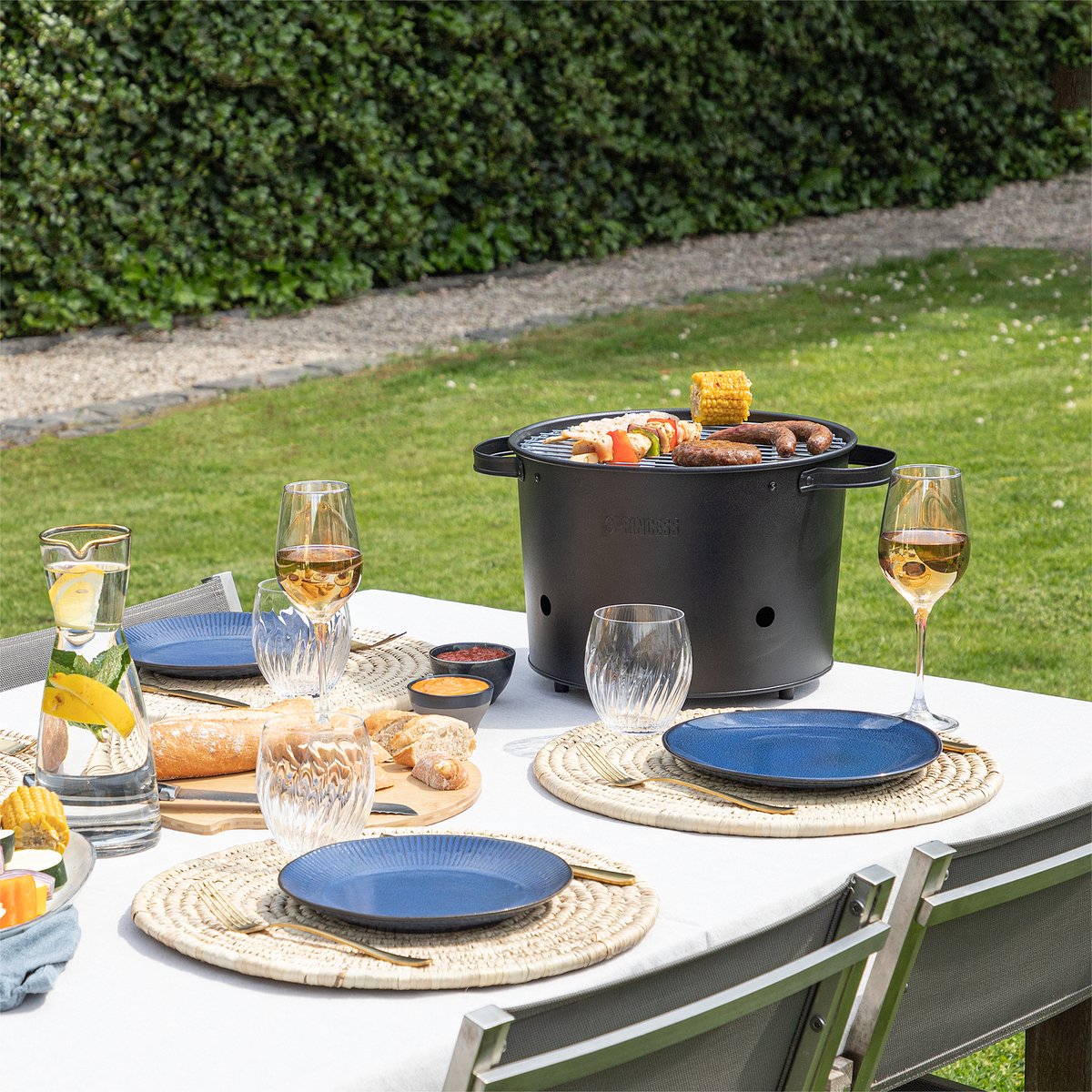 Houtskool BBQ - Princess 112240 Hybride Bucket Barbecue - Elektrische BBQ - Met en zonder houtskool te gebruiken - afbeelding 5
