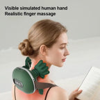 Nekmassage Apparaat - Verwarmde Massagehand - LED-Display - Arm, Rug, Been & Schouder Massager met Infrarood - afbeelding 2