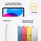 Apple iPad A16 (2025) - 11 inch - Wi-Fi - 128GB - Blue - 11e generatie - afbeelding 5