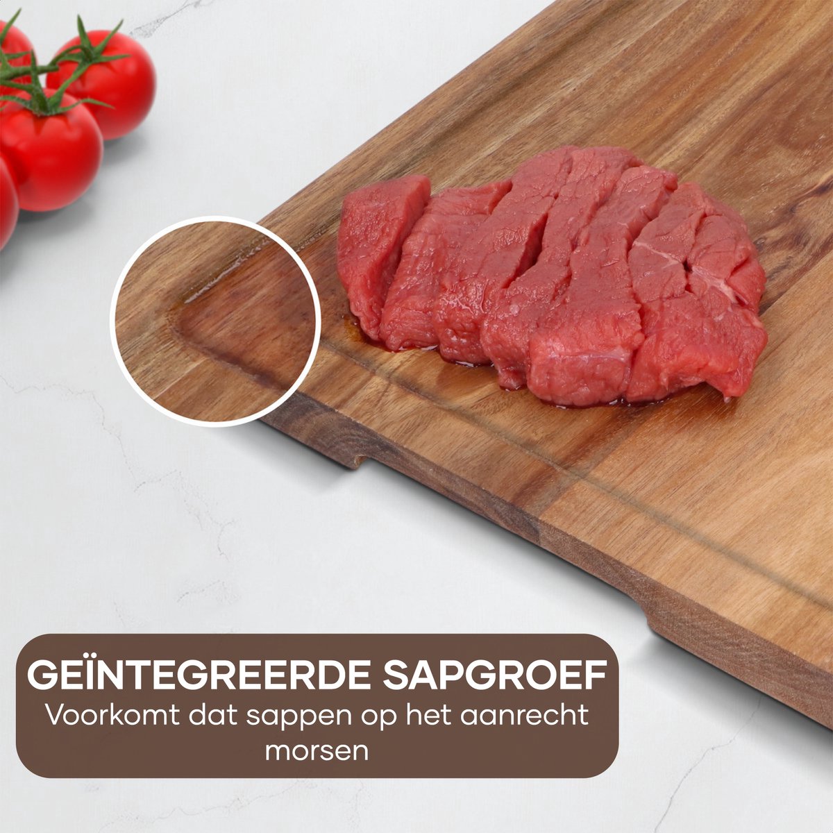 Villux Snijplank - 3 Stuks - Snijplankenset Met Houder - afbeelding 5