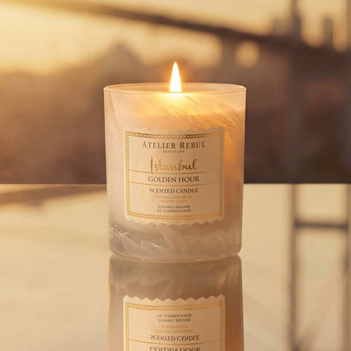 Atelier Rebul Istanbul Golden Hour - Geurkaars (210g) - 45 Branduren - afbeelding 2