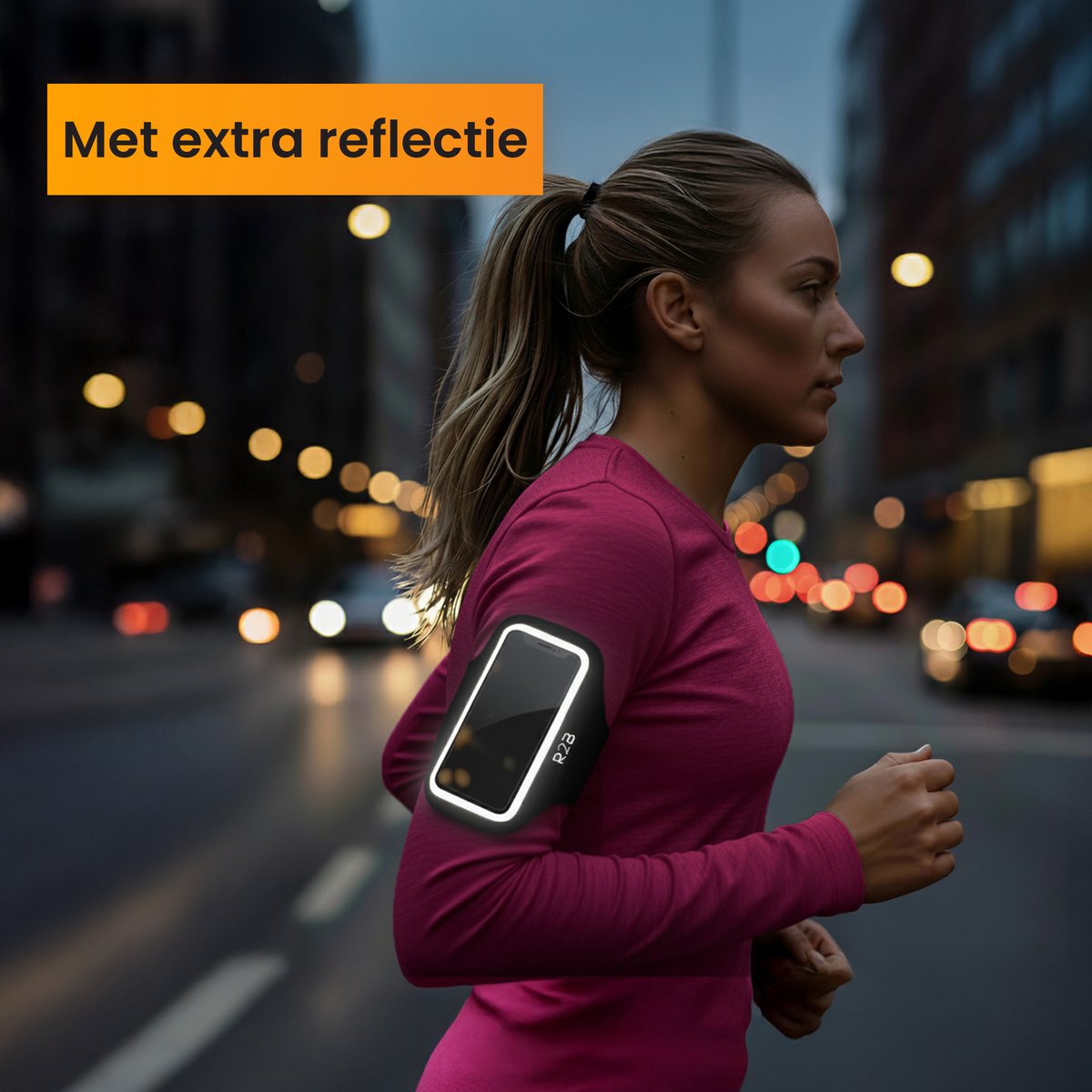R2B Hardloop Telefoonhouder t/m 7 inch - Waterdicht - Reflecterend - Sportband - afbeelding 5