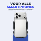 Wegman Telefoonhouder Auto Zuignap - Extra Krachtige Zuignap voor Dashboard en Raam - Telefoonhouders Auto - Zwart - afbeelding 5