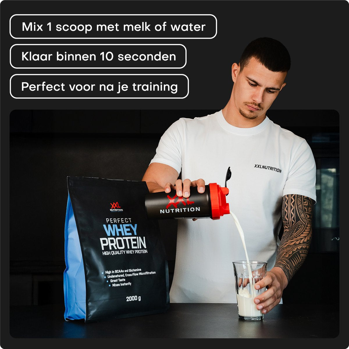 XXL Nutrition - Perfect Whey Protein - Vanille - Eiwitpoeder - 2000 g - afbeelding 5