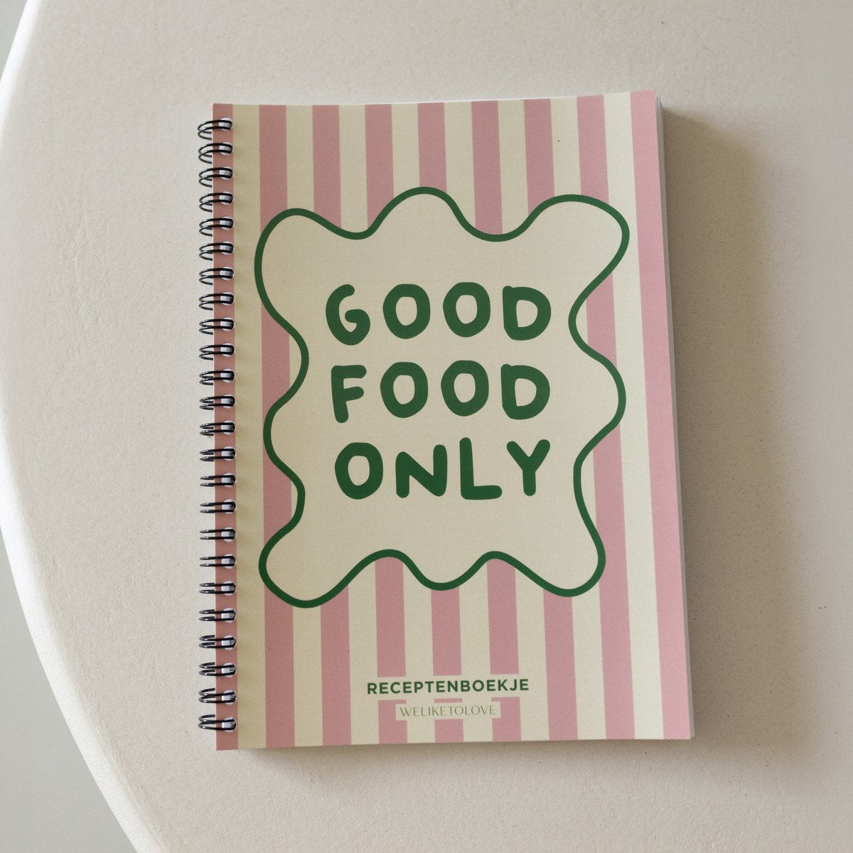 WeLikeToLove Receptenboek invulboek - Recepten - Receptenboekje - Kookboek zelf invullen - afbeelding 1