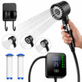 Oplaadbare Camping douche met 2 waterfilters - 24x douchebeurten - 3 Standen (Mist, Normaal, Vol) - Buitendouche voor kamperen, honden, auto, fiets en camper - Draagbare - FLOAT Oasis - afbeelding 1