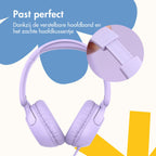 imoshion Kinder Koptelefoon met Draad - Met Decibelbegrenzer en Stickervellen - Koptelefoon Kinderen met AUX Kabel - afbeelding 5
