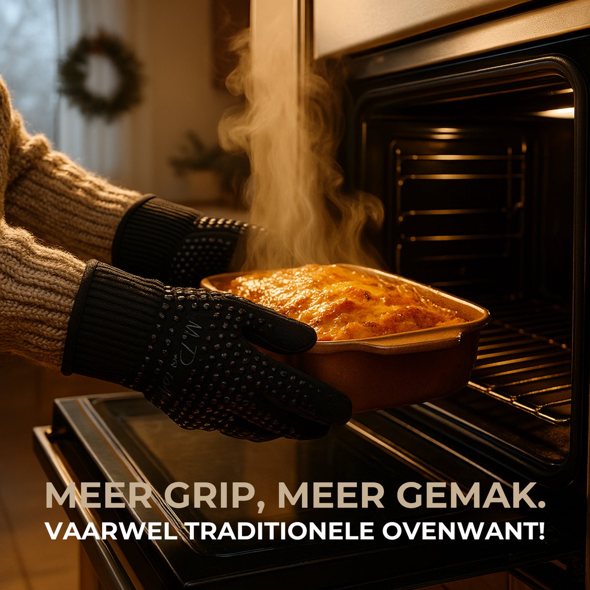 MR. PANACHE Hittebestendige Oven- & BBQ Handschoenen - 2 stuks - afbeelding 4