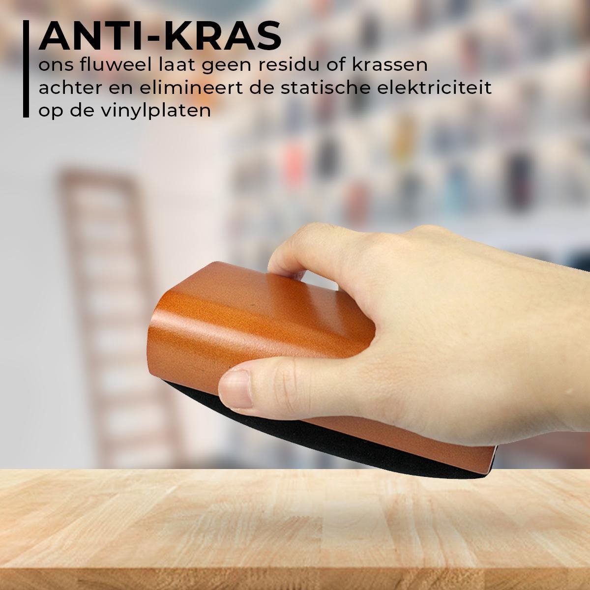 Platenborstel Premium Set - Antistatisch - Platenreiniger - LP Borstel - Vinyl Borstel - Vinyl Reiniger - LP schoonmaakset - LP Reinigingsset - LP Reiniger - Vinyl Cleaning Kit - Platen Schoonmaakset - Naaldborstel Platenspeler - afbeelding 4