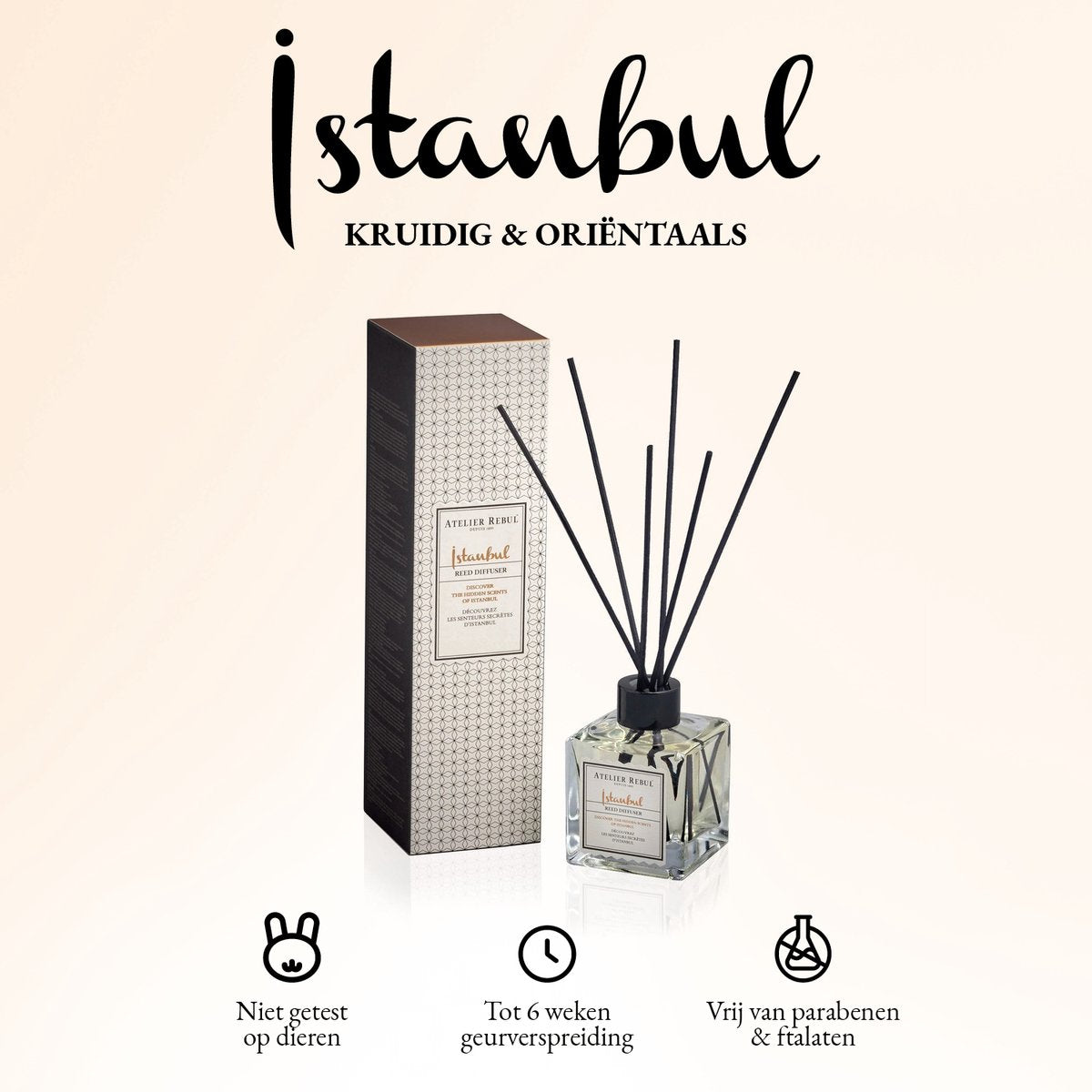 Atelier Rebul Istanbul Geurstokjes (120ml) - afbeelding 3