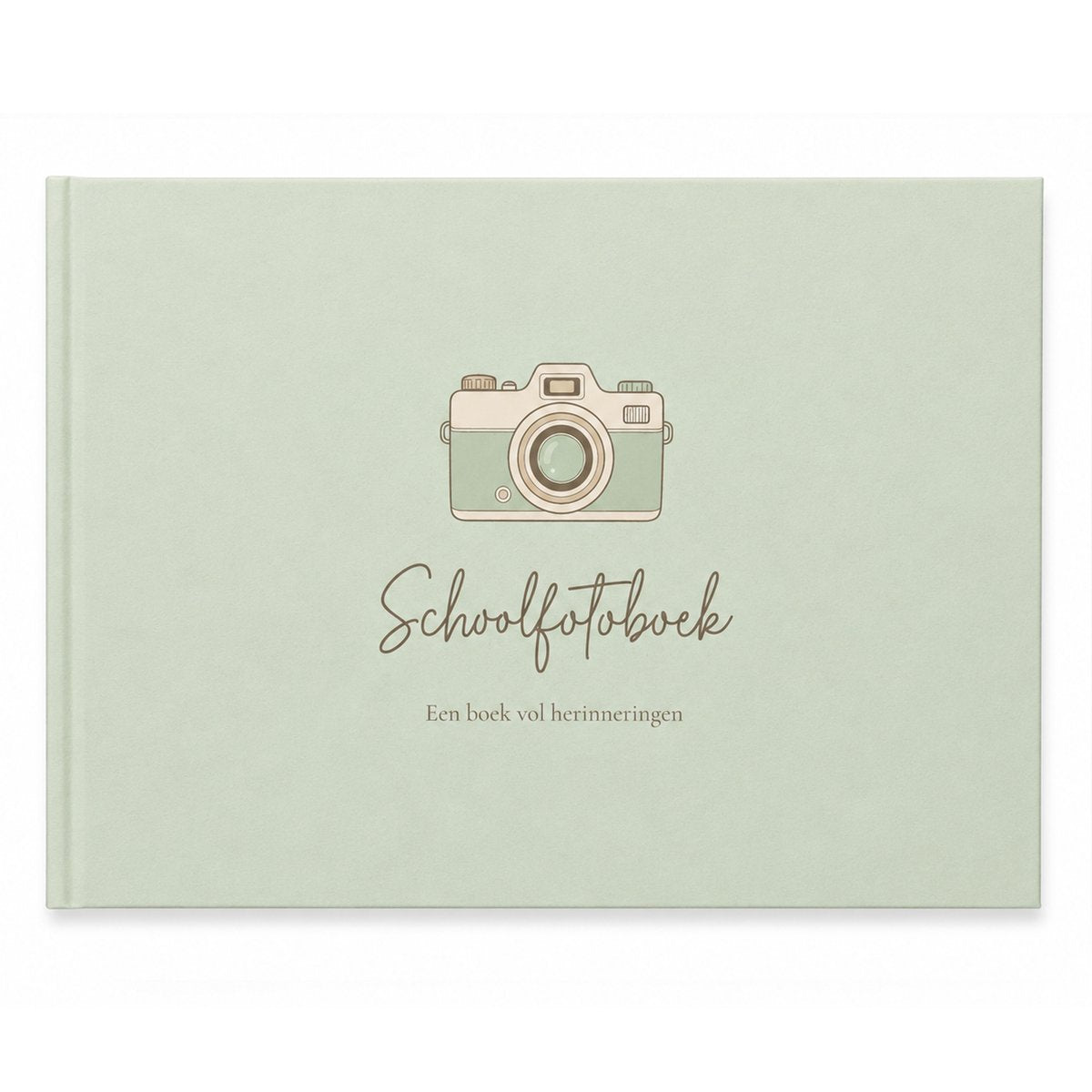 Telano Schoolfotoboek Groen - A4 Invulboek voor Schoolfoto's - Fotoalbum voor 17 schooljaren Klassenfoto/Pasfoto - Inclusief Bewaarenvelop - afbeelding 1