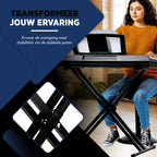 Finesse Keyboard Standaard - Verstelbaar - Statief - Piano Standaard - Toetsenbord Standaard - afbeelding 2