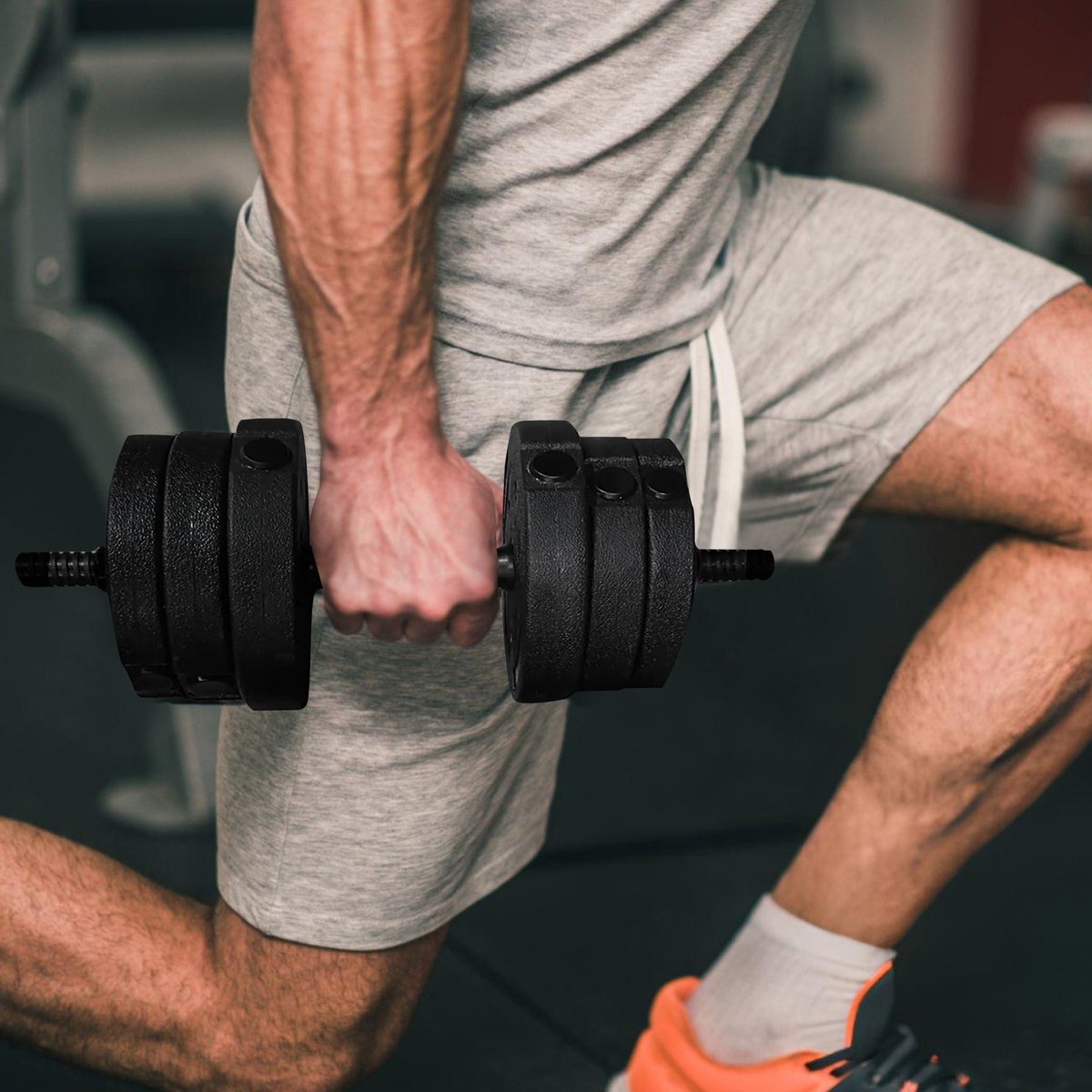 Fitby Dumbells 20 KG - Dumbbell - Gewichten Set - Verstelbare Dumbells - Halterset - Dumbbell Set - afbeelding 5
