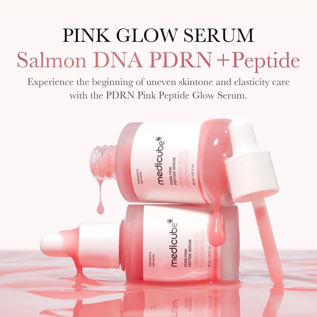 Medicube - Pdrn Pink Peptide Serum - 30ml - afbeelding 4