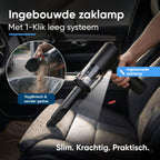 CarMe 2-in-1 Auto Stofzuiger Pro - Zuigen & Blazen - Kruimeldief - 8 Opzetstukken - Oplaadbaar - Handstofzuiger - Air Duster - Zwart - afbeelding 5